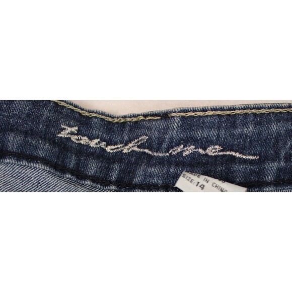 Touch Me Blue Denim BootCut Women's Jeans Size 14 - Picture 12 of 12